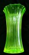 LILY Vase in Citron color glass.
