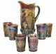 GRAPE & CABLE Tankard Set in Purple.