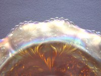 US Glass Cosmos & Cane plate