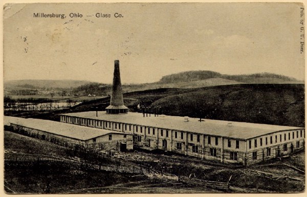 Millersburg Glass Company in about 1911