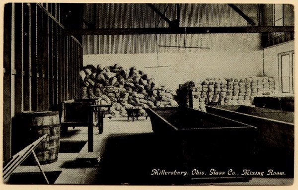 Millersburg Glass Company Mixing Room